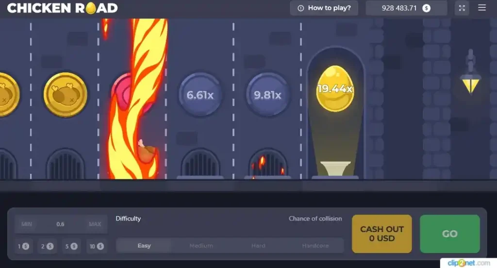 Chicken Road in action