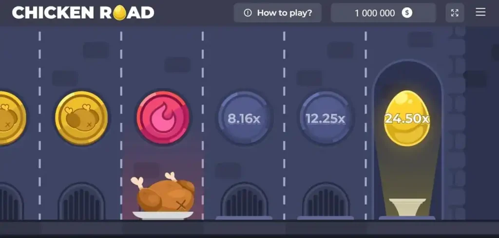 Множители в игре Chicken Road